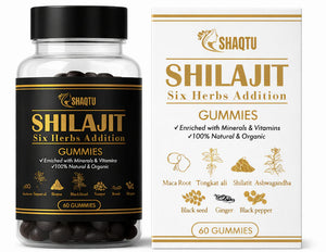 Shilajit + 6 Powerful Herbs for Stamina